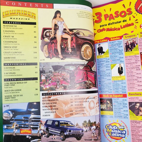 Lowrider Magazine Vintage January 1999 Las Vegas Super Show Bubble Impala 90s - Picture 3 of 10